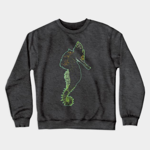 Sea Horse Crewneck Sweatshirt by Manitarka